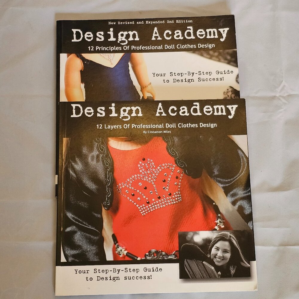 Design Academy Books - 18-inch doll clothing design 1st & 2nd edition